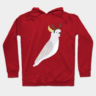 Christmas Australian Sulfur Crested Cockatoo Parrot Hoodie